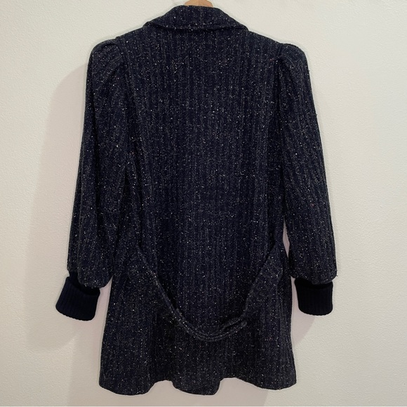 Vintage 80s Saril Ltd. Tweed Ribbed Knit Cuffs Jacket - Picture 2 of 16